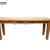 Ghế bench gỗ sồi tự nhiên mặt gỗ GHEBENCHMG-01SM