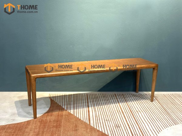 Ghế bench gỗ sồi tự nhiên mặt gỗ Neva không tựa GHEBENCHMG-03SN