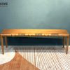 Ghế bench gỗ sồi tự nhiên mặt gỗ Neva không tựa GHEBENCHMG-03SN