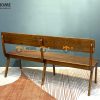 Ghế bench gỗ sồi tự nhiên mặt gỗ có tựa Rew GHEBENCHMG-05SN
