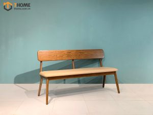 Ghế bench gỗ sồi tự nhiên mặt nệm Rew GHEBENCHMN-02SN