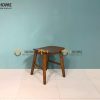 Ghế đôn gỗ sồi tự nhiên mặt gỗ OP GHEDONMG-03SN