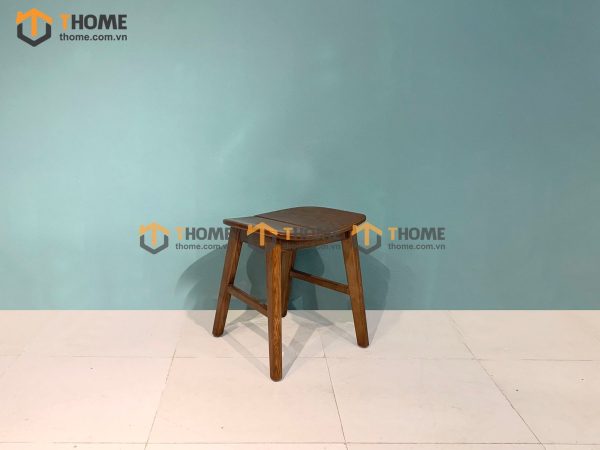 Ghế đôn gỗ sồi tự nhiên mặt gỗ OP GHEDONMG-03SN