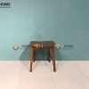 Ghế đôn gỗ sồi tự nhiên mặt gỗ OP GHEDONMG-03SN