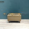 Ghế đôn gỗ sồi tự nhiên bọc nệm GHEDONMN-06MN