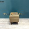 Ghế đôn gỗ sồi tự nhiên bọc nệm GHEDONMN-06MN