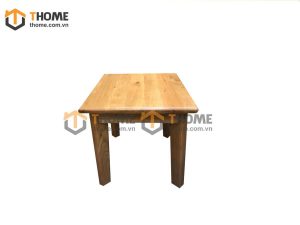 Ghế đôn gỗ sồi tự nhiên mặt gỗ hình vuông GHEDONMG-01SM
