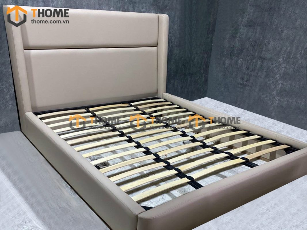 Giường ngủ bọc nệm đầu cong GNBN-04BN