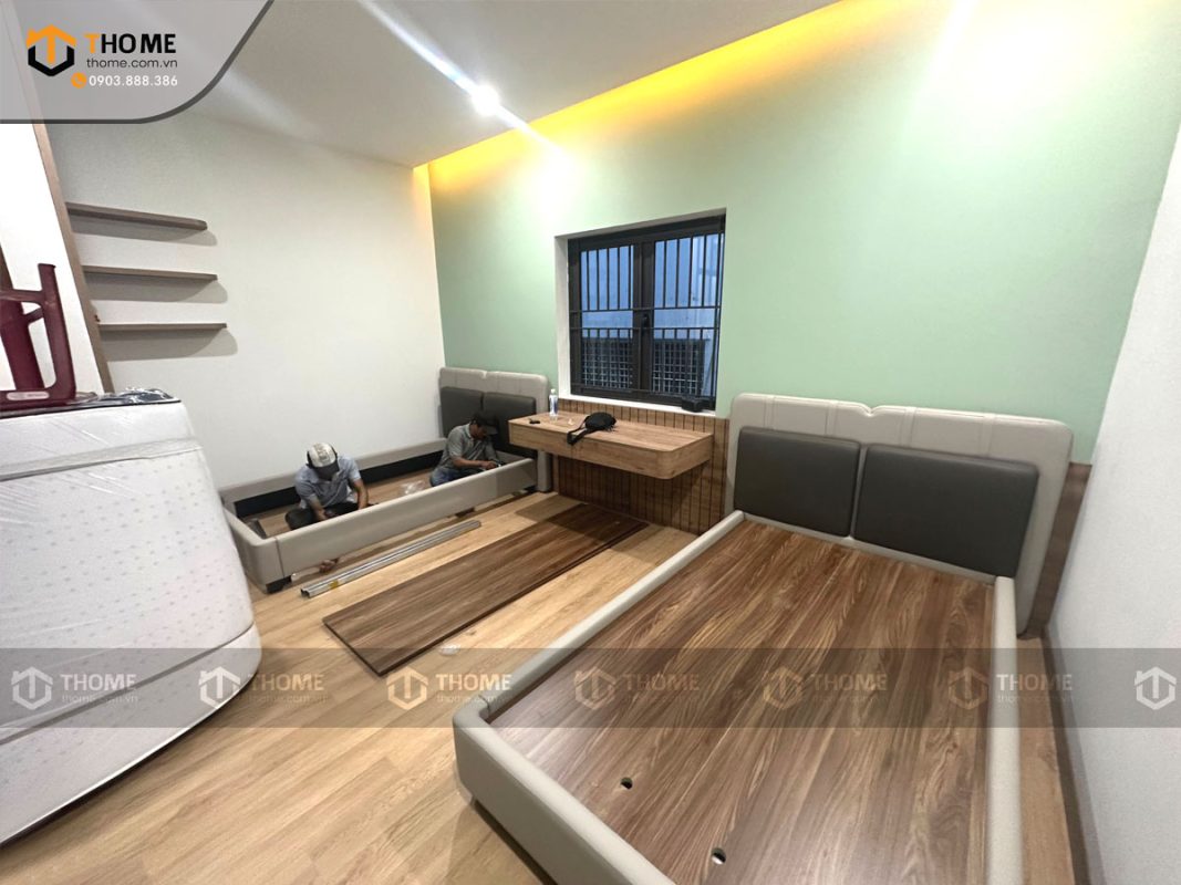 Giường ngủ bọc nệm Nova GNBN-03BN