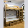 Giường ngủ gỗ sồi tự nhiên 2 tầng GN-13SM