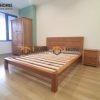 Giường ngủ gỗ sồi tự nhiên 3 nan GN-17SM
