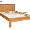 Giường ngủ gỗ sồi tự nhiên 3 pano GN-18SM