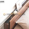 Giường ngủ gỗ sồi tự nhiên Capri màu óc chó GN-10SN