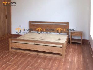 Giường ngủ gỗ sồi tự nhiên Capri GN-27SM