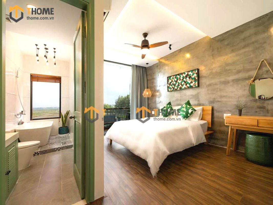 Giường ngủ gỗ sồi tự nhiên Como GN-19SM