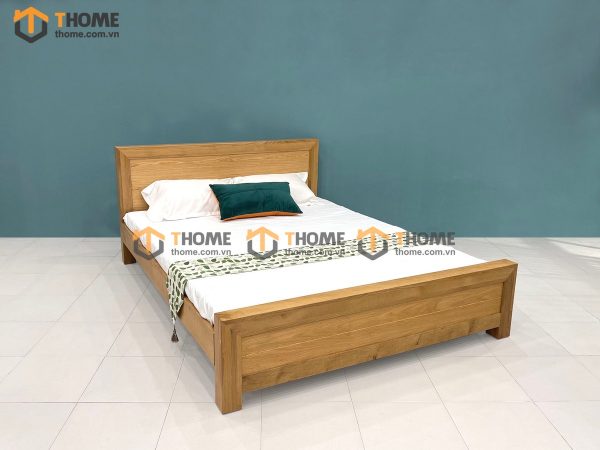 Giường ngủ gỗ sồi tự nhiên Cuba GN-26SM