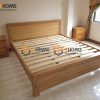 Giường ngủ gỗ sồi tự nhiên Cuba GN-26SM