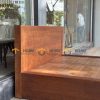 Giường ngủ gỗ sồi tự nhiên không hộc kéo vai to Cuba GN-01SN