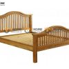Giường ngủ gỗ sồi tự nhiên đầu đuôi cao GN-08SM