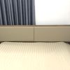 Giường ngủ gỗ sồi tự nhiên đầu nệm Hiroshima GNĐN-01SN