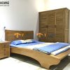 Giường ngủ gỗ sồi tự nhiên Luna GN-23SM