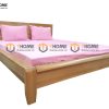 Giường ngủ gỗ sồi tự nhiên Nhật cao GN-14SM