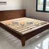Giường ngủ gỗ sồi tự nhiên Nhật cao GN-14SM