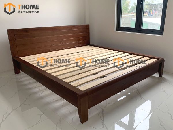 Giường ngủ gỗ sồi tự nhiên Nhật cao GN-14SM