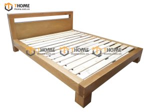 Giường ngủ gỗ sồi tự nhiên Nhật hộp GN-24SM