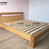 Giường ngủ gỗ sồi tự nhiên Nhật hộp GN-24SM