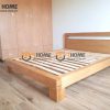 Giường ngủ gỗ sồi tự nhiên Nhật hộp GN-24SM