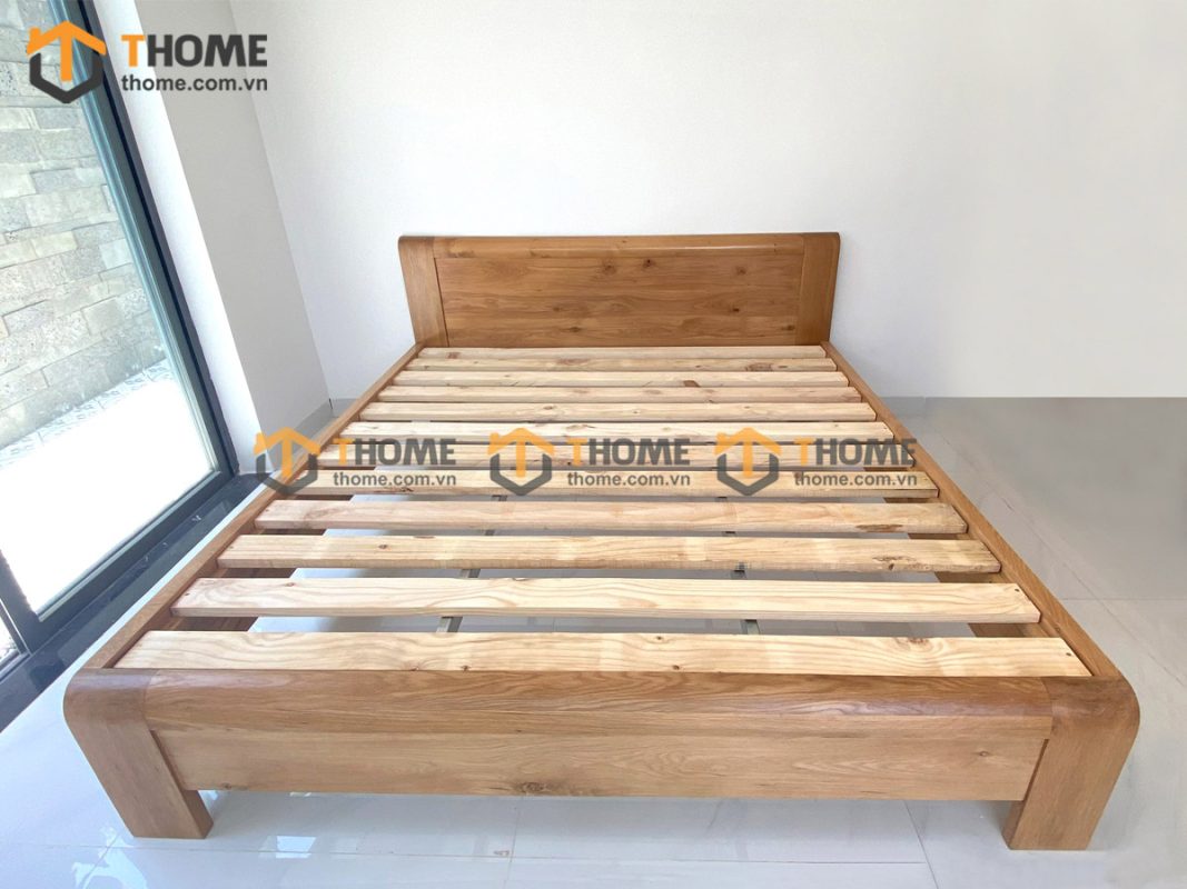 Giường ngủ gỗ sồi tự nhiên Nova GN-25SM