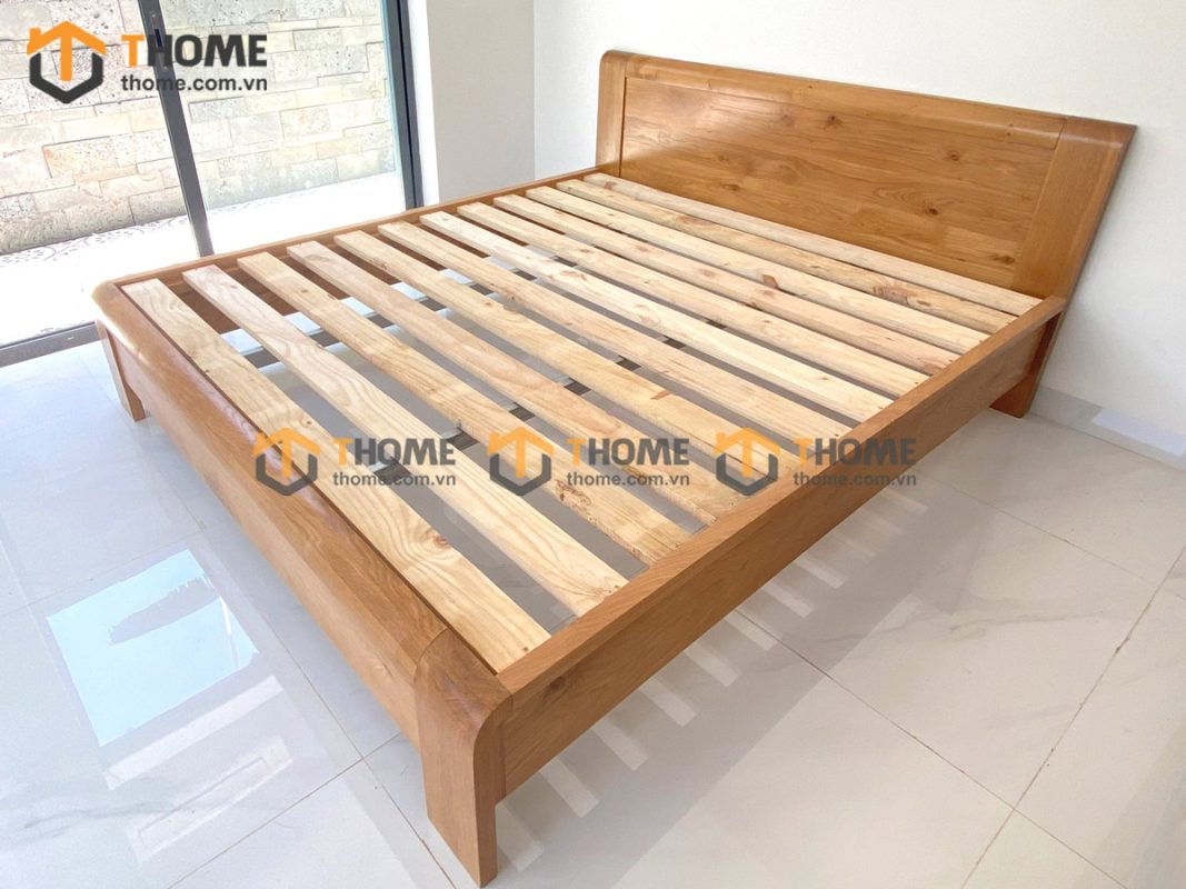 Giường ngủ gỗ sồi tự nhiên Nova GN-25SM