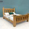 Giường ngủ gỗ sồi tự nhiên Woodstock màu tự nhiên GN-11SM