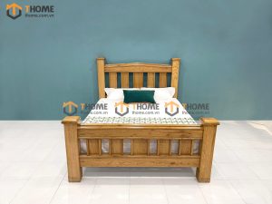 Giường ngủ gỗ sồi tự nhiên Woodstock màu tự nhiên GN-11SM