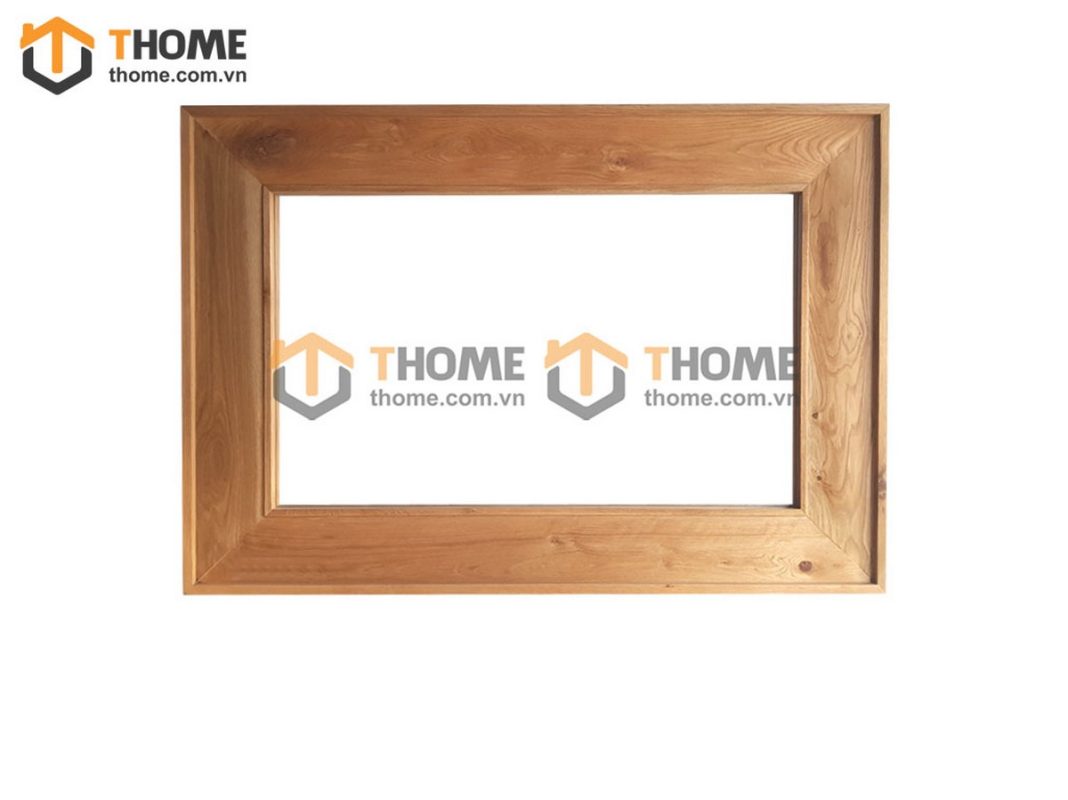 Gương soi gỗ sồi tự nhiên hình chữ nhật cực lớn GS-05SM