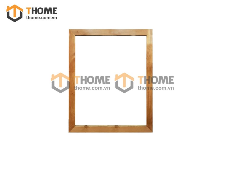 Gương soi gỗ sồi tự nhiên hình chữ nhật lớn GS-04SM