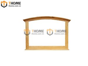 Gương soi gỗ sồi tự nhiên cong GS-14SM