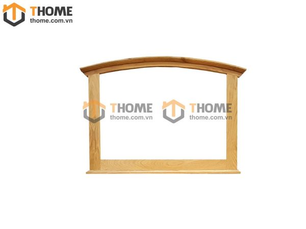 Gương soi gỗ sồi tự nhiên cong GS-14SM