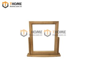 Gương soi gỗ sồi tự nhiên để bàn nhỏ GS-01SM