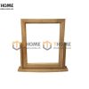 Gương soi gỗ sồi tự nhiên để bàn lớn GS-02SM