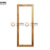 Gương soi gỗ sồi tự nhiên hình chữ nhật treo tường GS-08SM