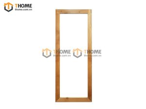 Gương soi gỗ sồi tự nhiên hình chữ nhật treo tường GS-08SM