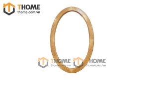 Gương soi gỗ sồi tự nhiên hình oval GS-06SM