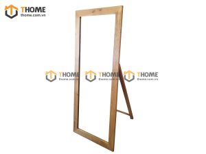 Gương soi gỗ sồi tự nhiên toàn thân có chân GS-09SM