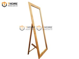 Gương soi gỗ sồi tự nhiên toàn thân có chân GS-09SM