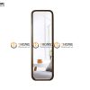 Gương soi treo tường gỗ sồi tự nhiên hình chữ nhật viền gỗ GS-17SN