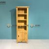Kệ sách gỗ sồi tự nhiên 1 cánh Harris -KS-24SM