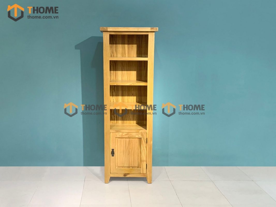 Kệ sách gỗ sồi tự nhiên 1 cánh Harris -KS-24SM