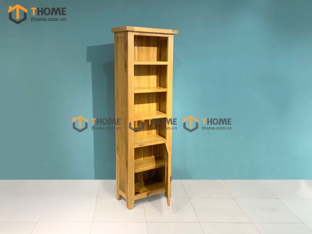 Kệ sách gỗ sồi tự nhiên 1 cánh Harris -KS-24SM